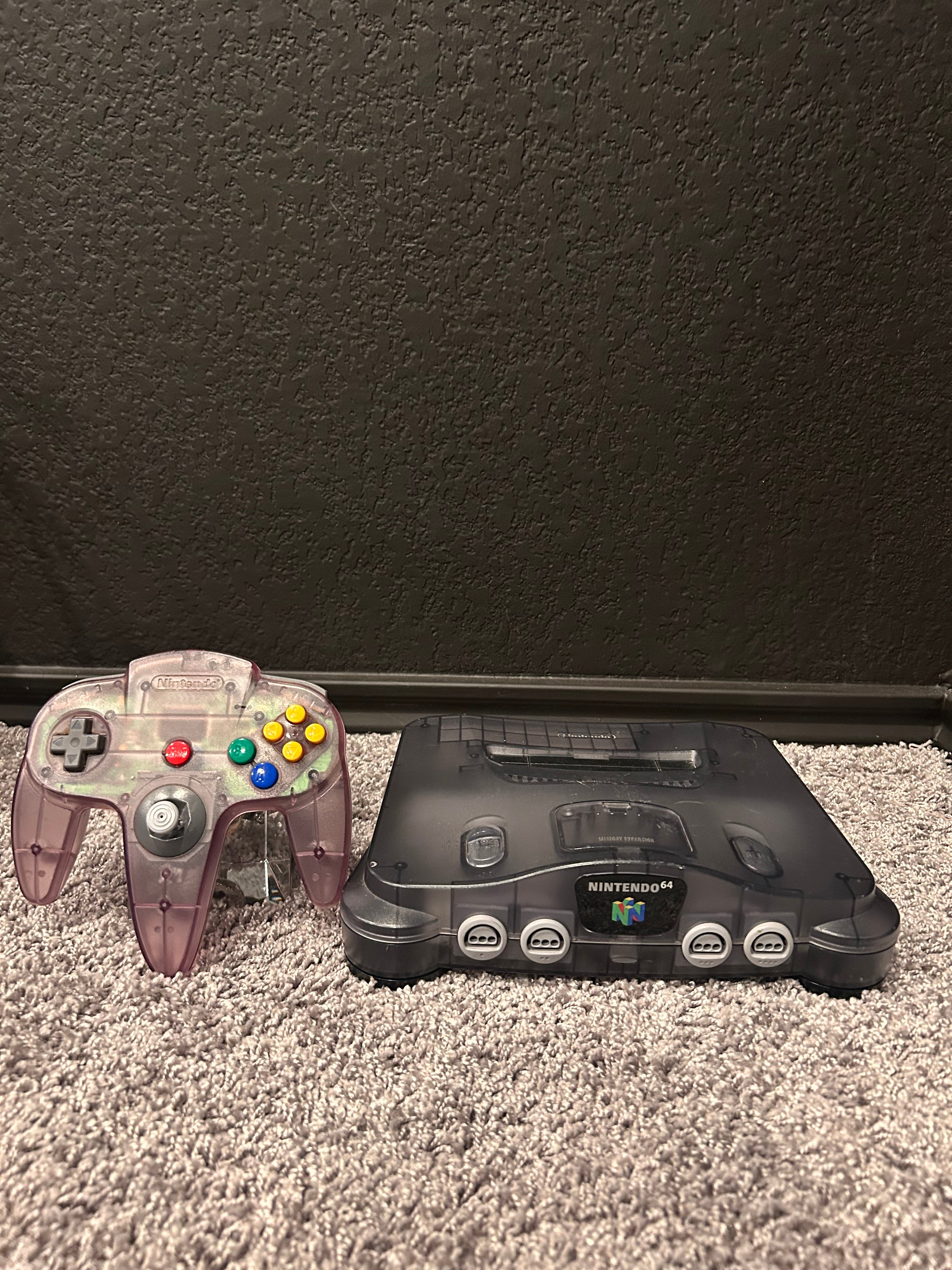 Smoke Grey N64 Console